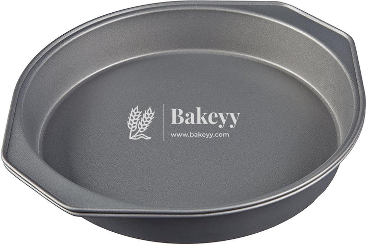 Round Cake Mould Non Stick Carbon Steel Cake Tin, 8 INCH - Bakeyy.com