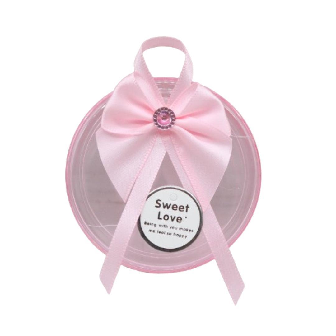 Round Pink Empty Decorative Acrylic Box | Gift Box | Chocolate Box | Sweet Box | Jewellery Box | Plastic Box | Pack of 12 - Bakeyy.com - India - Round Pink Empty Decorative Acrylic Box | Gift Box | Chocolate Box | Sweet Box | Jewellery Box | Plastic Box | Pack of 12 - Default Title