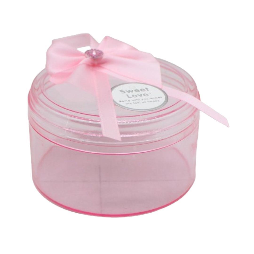 Round Pink Empty Decorative Acrylic Box | Gift Box | Chocolate Box | Sweet Box | Jewellery Box | Plastic Box | Pack of 12 - Bakeyy.com - India - Round Pink Empty Decorative Acrylic Box | Gift Box | Chocolate Box | Sweet Box | Jewellery Box | Plastic Box | Pack of 12 - Default Title