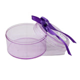 Round Purple Empty Decorative Acrylic Box | Gift Box | Chocolate Box | Sweet Box | Jewellery Box | Plastic Box | Pack of 12 - Bakeyy.com - India - Round Purple Empty Decorative Acrylic Box | Gift Box | Chocolate Box | Sweet Box | Jewellery Box | Plastic Box | Pack of 12 - Default Title