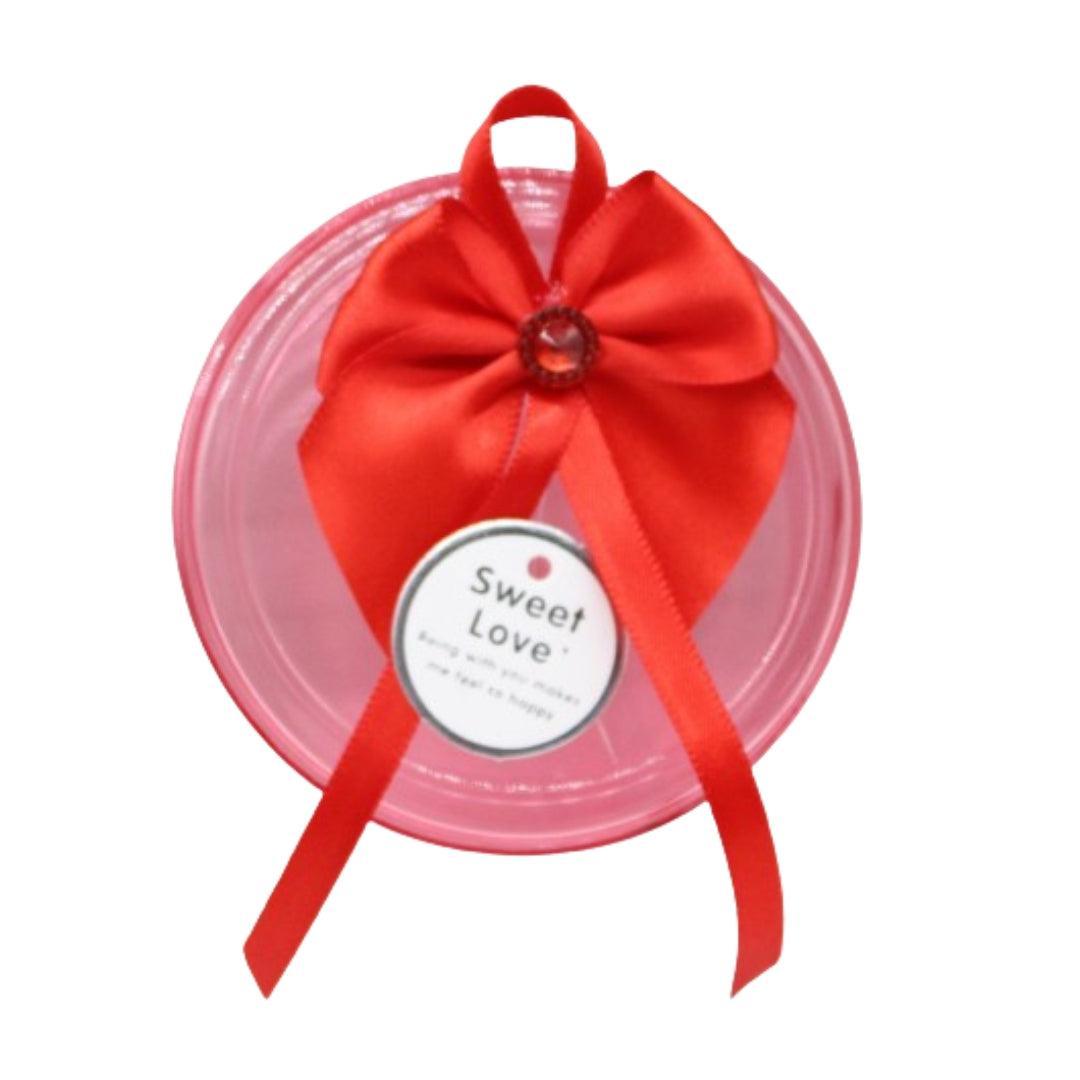 Round Red Empty Decorative Acrylic Box | Gift Box | Chocolate Box | Sweet Box | Jewellery Box | Plastic Box | Pack of 12 - Bakeyy.com - India - Round Red Empty Decorative Acrylic Box | Gift Box | Chocolate Box | Sweet Box | Jewellery Box | Plastic Box | Pack of 12 - Default Title