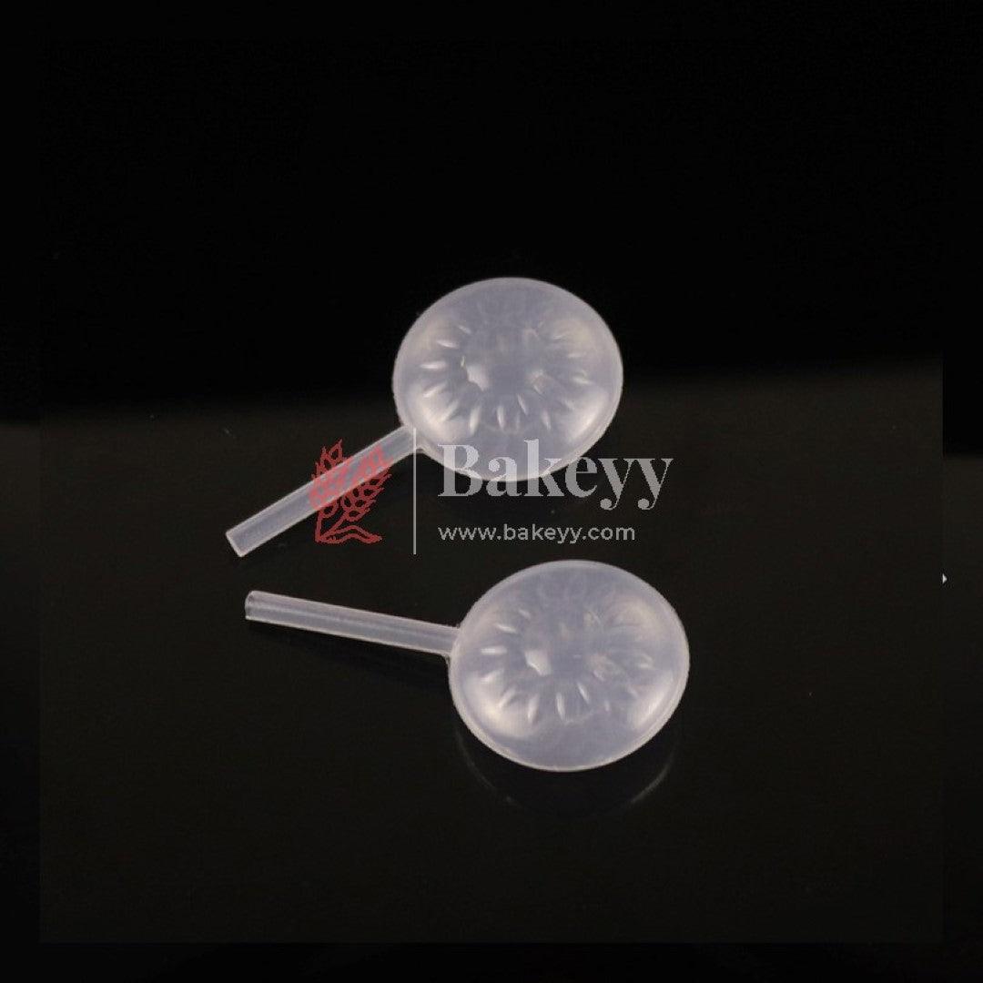 Round Sunflower Shape Disposable Pipettes Liquid Dropper Pipette Liquid Injector for Cupcakes, Chocolate, Strawberries, Ice Cream| Pack of 50 - Bakeyy.com - India - Round Sunflower Shape Disposable Pipettes Liquid Dropper Pipette Liquid Injector for Cupcakes, Chocolate, Strawberries, Ice Cream| Pack of 50 - Default Title