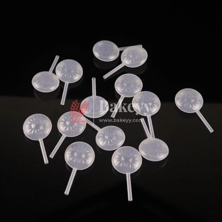 Round Sunflower Shape Disposable Pipettes Liquid Dropper Pipette Liquid Injector for Cupcakes, Chocolate, Strawberries, Ice Cream| Pack of 50 - Bakeyy.com - India - Round Sunflower Shape Disposable Pipettes Liquid Dropper Pipette Liquid Injector for Cupcakes, Chocolate, Strawberries, Ice Cream| Pack of 50 - Default Title