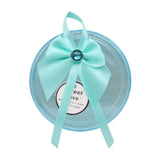 Round Turquoise Empty Decorative Acrylic Box | Gift Box | Chocolate Box | Sweet Box | Jewellery Box | Plastic Box | Pack of 12 - Bakeyy.com - India - Round Turquoise Empty Decorative Acrylic Box | Gift Box | Chocolate Box | Sweet Box | Jewellery Box | Plastic Box | Pack of 12 - Default Title