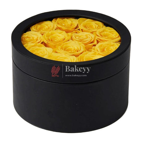 Round Window Hamper Box | Set of 2 - Bakeyy.com - India - Round Window Hamper Box | Set of 2 - Default Title