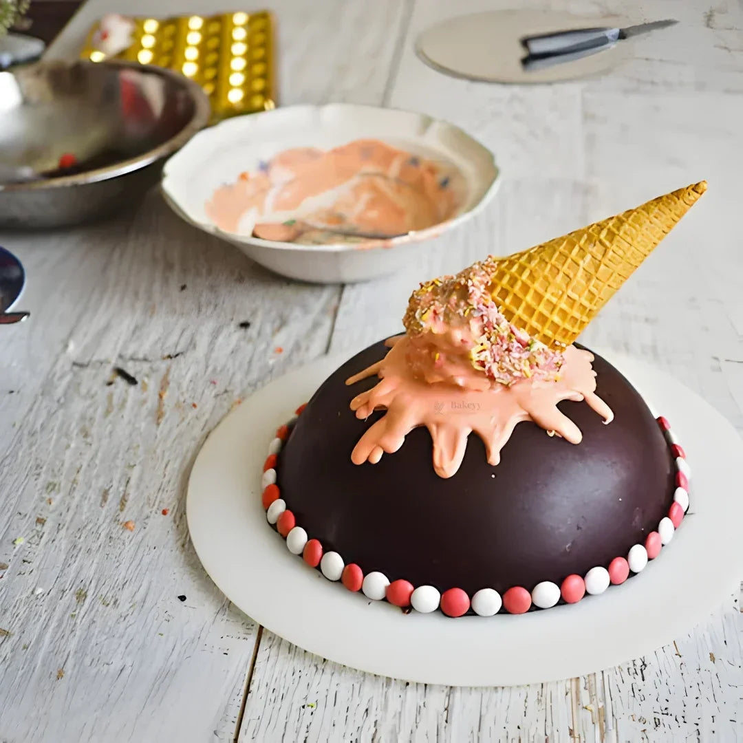 Half Sphere Silicone Mould | Pinata Cake Mould |Baking & Craft Mould | Food-Grade Silicone | Pack of 1 - Bakeyy.com - India - Half Sphere Silicone Mould | Pinata Cake Mould |Baking & Craft Mould | Food-Grade Silicone | Pack of 1 - Small 240.00