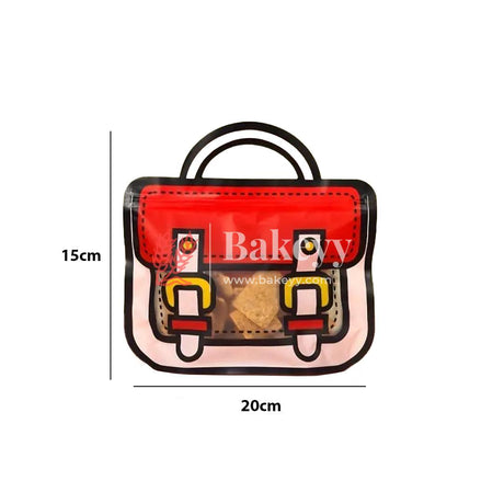 20x15 cm | Gift Bag | Goodie Bag | Zip lock Bag | Perfect for Special Occasions | Return Gift Bag | Pack of 50| - Bakeyy.com - India - {{ variant.name }}