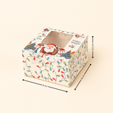 Premium Christmas Brownie Gift Box | Perfect for Christmas Cookies & Brownie | Pack of 25