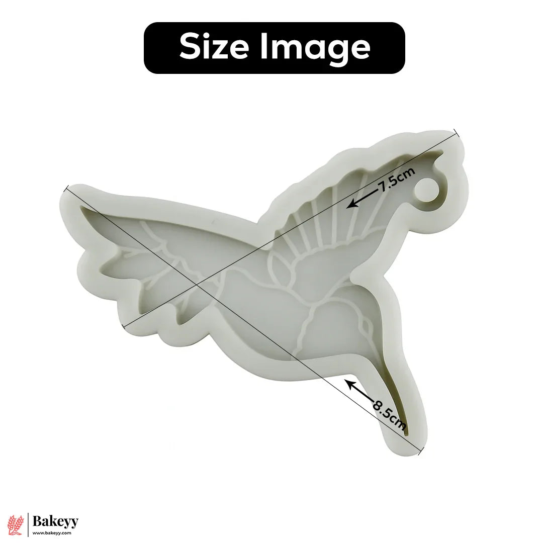 522 - Flying Bird Shape Shape Silicone Fondant Mould - 1 Piece