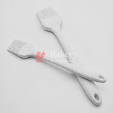 26x4.5cm | Dotted Silicone Spatula For Cooking Cake | Big Silicone Cooking Bakeware Bread Pastry Oil  Basting Brush DIY Baking Tool