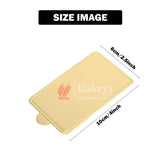 Rectangle Pastry Base Mousse Cake Boards Gold (100 pcs) - Bakeyy.com - India - Rectangle Pastry Base Mousse Cake Boards Gold (100 pcs) - Default Title