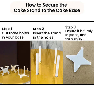 Cake Stability Saver Stand | For Secure Transportation - PACK OF 50 - Bakeyy.com - India - Cake Stability Saver Stand | For Secure Transportation - PACK OF 50 - Pack Of 50 Pieces