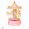 Pink Musical Carousel | Rotating Horse Toy Showpiece for Kids & Decor - Bakeyy.com - India - Pink Musical Carousel | Rotating Horse Toy Showpiece for Kids & Decor - Default Title