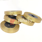 Gold satin ribbon for decoration | Gift wrapping | School project works | Opening ribbon | Multi-purpose use | - Bakeyy.com - India - Gold satin ribbon for decoration | Gift wrapping | School project works | Opening ribbon | Multi-purpose use | - 0.75 Inches