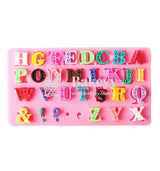 Silicone 26 Alphabets Mould | Marzipan Mould - Bakeyy.com - India - Silicone 26 Alphabets Mould | Marzipan Mould - Default Title