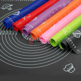 45x65 cm Silicone Baking Mat Non-Stick Fondant Rolling Mat Silicone Kneading - Bakeyy.com - India - 45x65 cm Silicone Baking Mat Non-Stick Fondant Rolling Mat Silicone Kneading - Blue / 45x65 cm