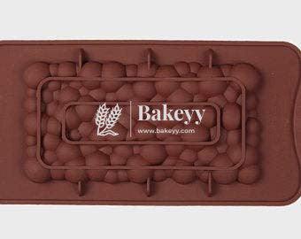 Silicone Bubble Design Bar Mould Candy Chocolate Bar Mould - Bakeyy.com