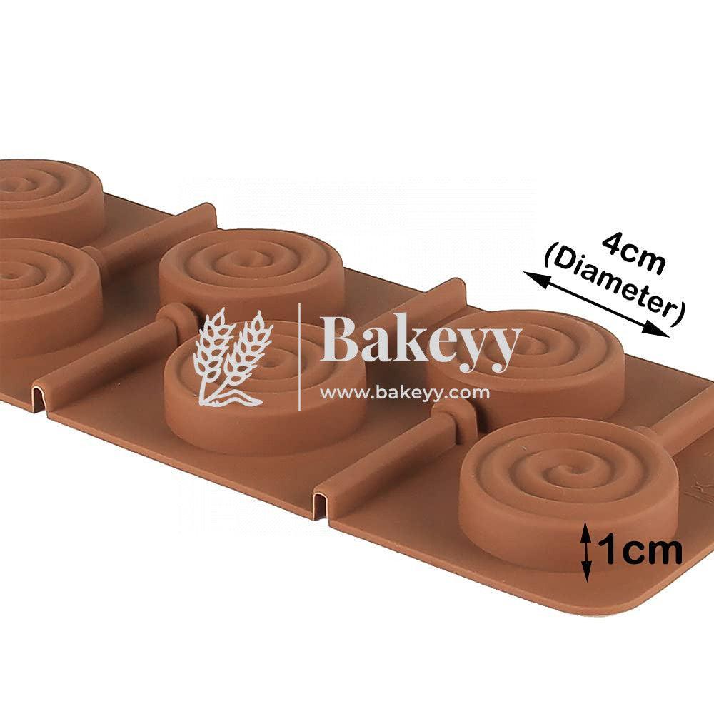 Silicone Circular Loop Shape Lollipop Mould - Bakeyy.com - India - Silicone Circular Loop Shape Lollipop Mould - Default Title
