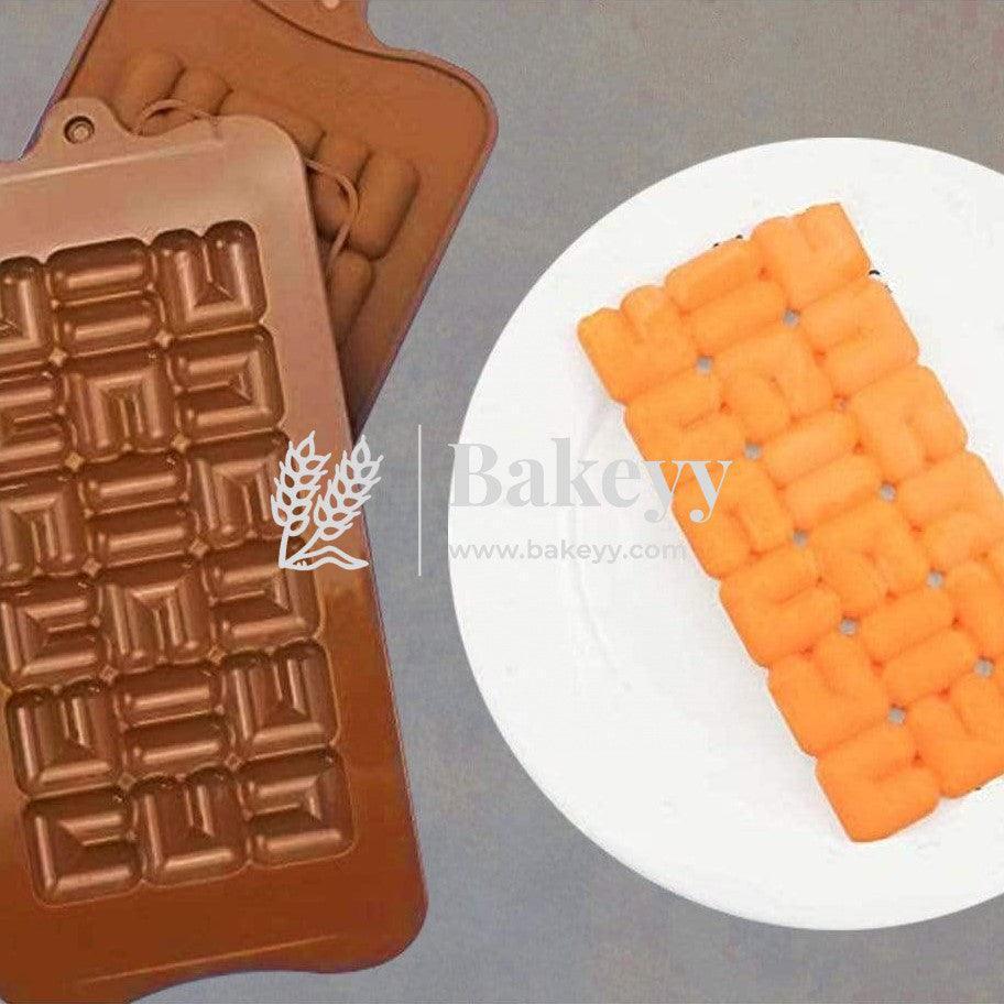 Silicone Designer Chocolate Bar Mould - Bakeyy.com - India - Silicone Designer Chocolate Bar Mould - Default Title