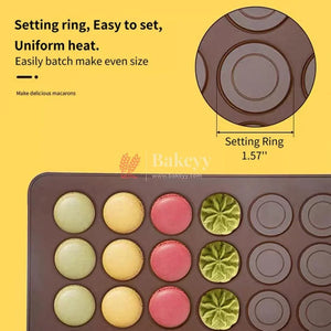 silicone-macron-baking-mats-non-stick-silicone-baking-mats-food-safe-baking-mat-great-for-macron-cookies-bread-pastry-dessert-48-cavity-bakeyy-com-6 - Bakeyy.com