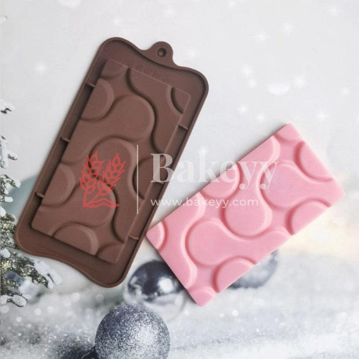 Silicone Puzzle 2 Design Chocolate Bar Mould - Bakeyy.com