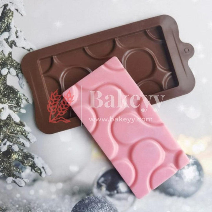 Silicone Puzzle 2 Design Chocolate Bar Mould - Bakeyy.com