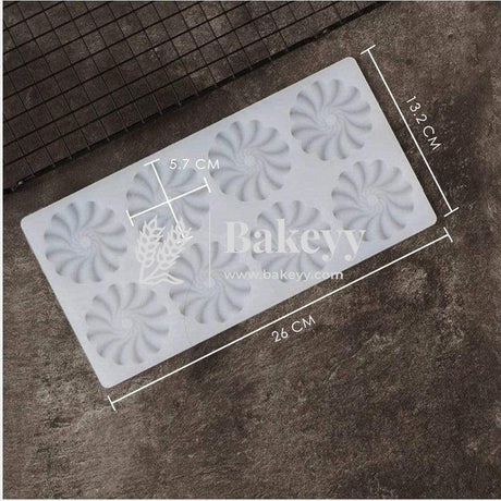 Silicone Ruffled Flower Garnishing Mould - Bakeyy.com - India - Silicone Ruffled Flower Garnishing Mould - Default Title