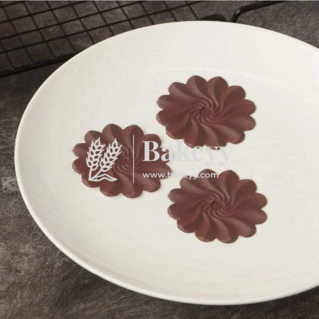 Silicone Ruffled Flower Garnishing Mould - Bakeyy.com - India - Silicone Ruffled Flower Garnishing Mould - Default Title