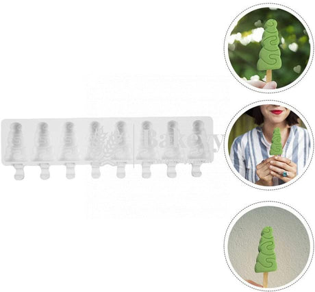 Silicone Tree Popsicle Mould | Cakesicle Mould | 8 Cavity - Bakeyy.com - India - Silicone Tree Popsicle Mould | Cakesicle Mould | 8 Cavity - Default Title