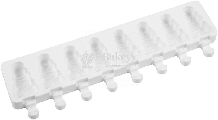Silicone Tree Popsicle Mould | Cakesicle Mould | 8 Cavity - Bakeyy.com