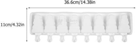 Silicone Tree Popsicle Mould | Cakesicle Mould | 8 Cavity - Bakeyy.com - India - Silicone Tree Popsicle Mould | Cakesicle Mould | 8 Cavity - Default Title