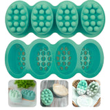 4 Cavity Bubble Dome Silicone Mould | Round Pop Design | Pack of 1