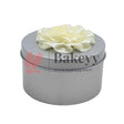 Silver Round Empty Decorative Tin Box | Gift Box | Chocolate Box | Sweet Box | Jewellery Box | Luxury Box - Bakeyy.com - India - Silver Round Empty Decorative Tin Box | Gift Box | Chocolate Box | Sweet Box | Jewellery Box | Luxury Box - Default Title