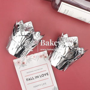silver-tulip-cup-or-pack-of-50-or-muffin-cup-or-cupcake-liners-bakeyy-com-1 - Bakeyy.com