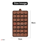 Silicone Emoji Chocolate & Candy Mould – 28 Cavity Fun Shape Tray| 1 Piece