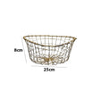 Triangle Metal Basket | 20x8 cm & 25x8 cm | Elegant Decorative Basket for Gifting, Storage, or Home Décor - Bakeyy.com - India - Triangle Metal Basket | 20x8 cm & 25x8 cm | Elegant Decorative Basket for Gifting, Storage, or Home Décor - Medium