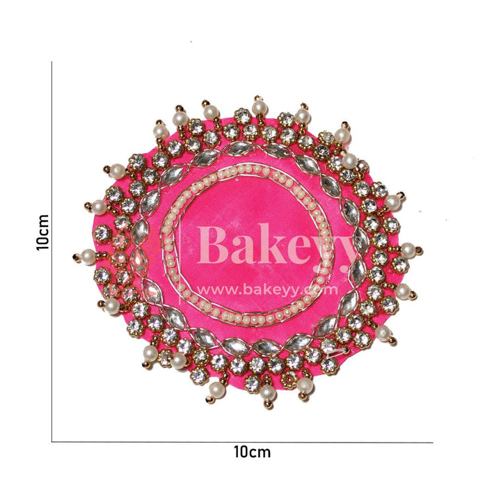 Rangoli Diya Mat | Pink Color | (Pack of 1) - Bakeyy.com - India - Rangoli Diya Mat | Pink Color | (Pack of 1) - Default Title