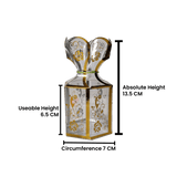 Gold Flower Design | PVC Goodie Box | Pack of 10 - Bakeyy.com - India - Gold Flower Design | PVC Goodie Box | Pack of 10 - Default Title
