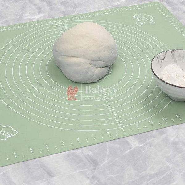 60x80 cm Silicone Baking Mat Non-Stick Fondant Rolling Mat Silicone Kneading - Bakeyy.com - India - 60x80 cm Silicone Baking Mat Non-Stick Fondant Rolling Mat Silicone Kneading - Grey / 60x80 cm