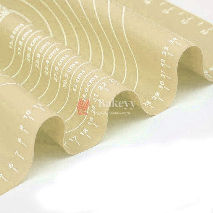 Skin Color Silicone Baking Mat Non-Stick Fondant Rolling Mat Silicone Kneading - Bakeyy.com