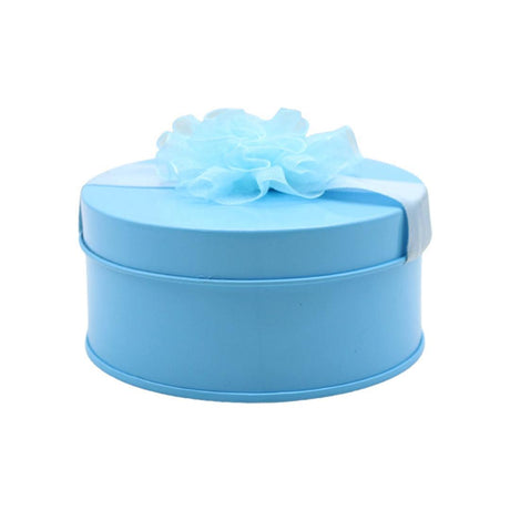 Sky Blue Small Round Empty Decorative Tin Box | Gift Box | Chocolate Box | Sweet Box | Jewellery Box | Luxury Box - Bakeyy.com - India - Sky Blue Small Round Empty Decorative Tin Box | Gift Box | Chocolate Box | Sweet Box | Jewellery Box | Luxury Box - Default Title