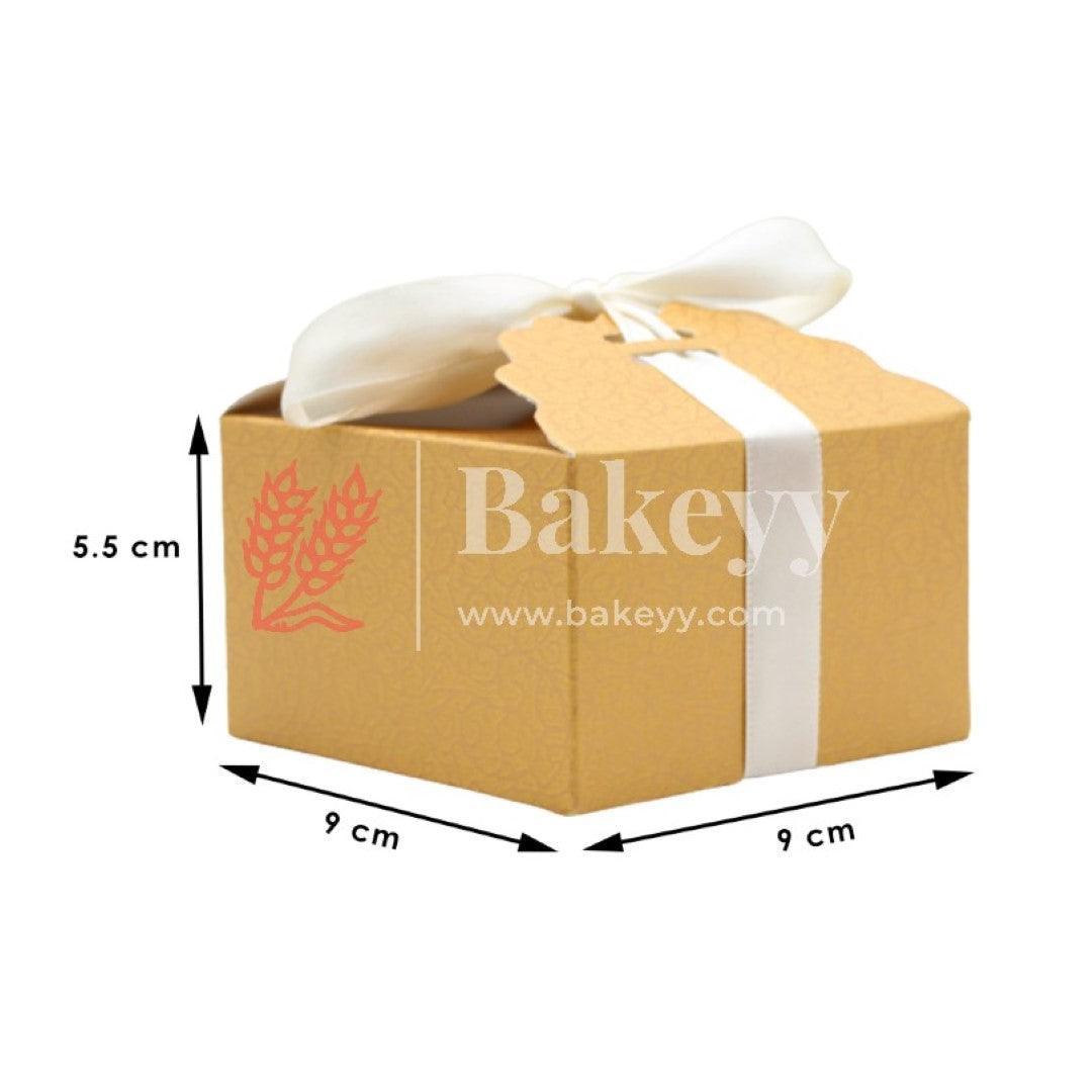 Small Gift Box, Cute Kraft Paper Gift Boxes with Brown Ribbon, Wedding Favour Boxes, Kraft Brown Gift Box for Party, Wedding, Gifts | Pack Of 10 - Bakeyy.com - India - Small Gift Box, Cute Kraft Paper Gift Boxes with Brown Ribbon, Wedding Favour Boxes, Kraft Brown Gift Box for Party, Wedding, Gifts | Pack Of 10 - Default Title