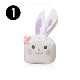 S Rabbit Ear Candy Gift Bags Cute Plastic Bunny Goodie Bags Candy Bags for Kids Bunny Party Favors | Pack of 50 - Bakeyy.com - India - S Rabbit Ear Candy Gift Bags Cute Plastic Bunny Goodie Bags Candy Bags for Kids Bunny Party Favors | Pack of 50 - Design 1