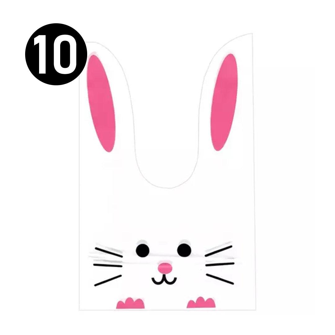 S Rabbit Ear Candy Gift Bags Cute Plastic Bunny Goodie Bags Candy Bags for Kids Bunny Party Favors | Pack of 50 - Bakeyy.com - India - S Rabbit Ear Candy Gift Bags Cute Plastic Bunny Goodie Bags Candy Bags for Kids Bunny Party Favors | Pack of 50 - Design 10