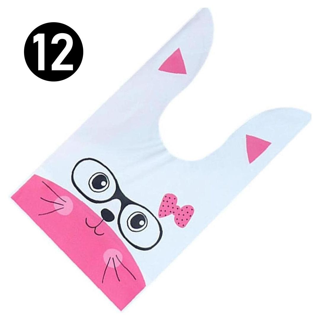 S Rabbit Ear Candy Gift Bags Cute Plastic Bunny Goodie Bags Candy Bags for Kids Bunny Party Favors | Pack of 50 - Bakeyy.com - India - S Rabbit Ear Candy Gift Bags Cute Plastic Bunny Goodie Bags Candy Bags for Kids Bunny Party Favors | Pack of 50 - Design 12