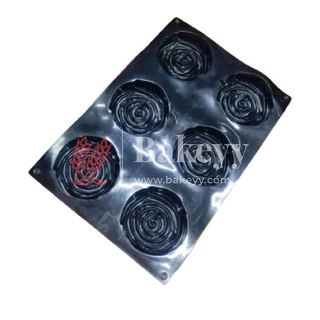 Small Rose Silicone Mould | Cake Mould Fondant Decorating Cake - Bakeyy.com - India - Small Rose Silicone Mould | Cake Mould Fondant Decorating Cake - Default Title