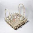 Decorative Jute Metal Hamper Basket For Gifting | Handcrafted Round Basket – Stylish & Functional Storage - Bakeyy.com - India - Decorative Jute Metal Hamper Basket For Gifting | Handcrafted Round Basket – Stylish & Functional Storage - Small