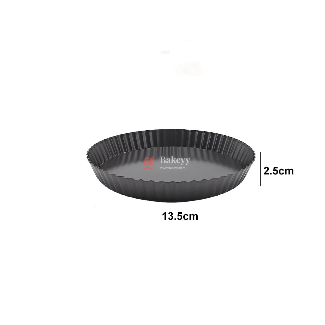 Non-Stick Removable Bottom Tart Pan - Perfect for Quiche and Pies | 4 Sizes |