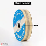 1.5cm Elastic White Net Ribbon with Silver Glitter Center | 9 Mtrs | Stretchable Decorative Craft Ribbon Roll for Gift Wrapping, Bouquets