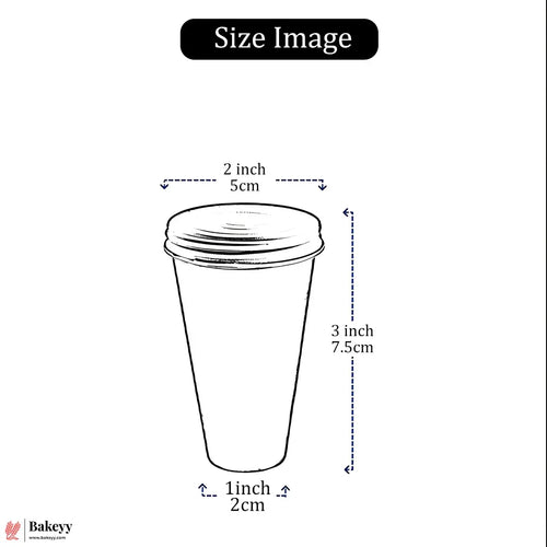 Aluminium Kulfi Mould with Lids – Traditional Cone Shape Kulfi Mould | 1 Piece